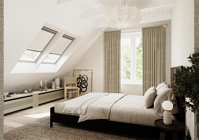 Carron, Woven Cream - Made to Measure Curtains - Image 7